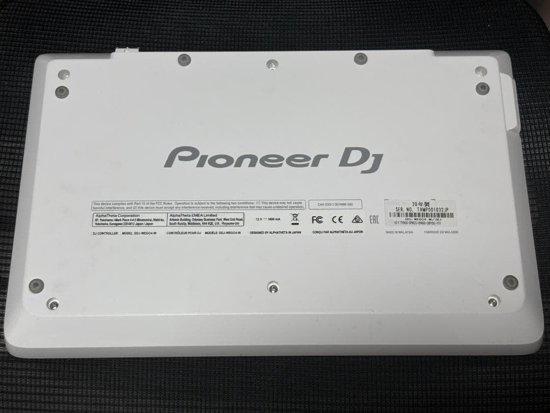 Pioneer DJコントローラー DDJ-WEGO4-W パイオニア