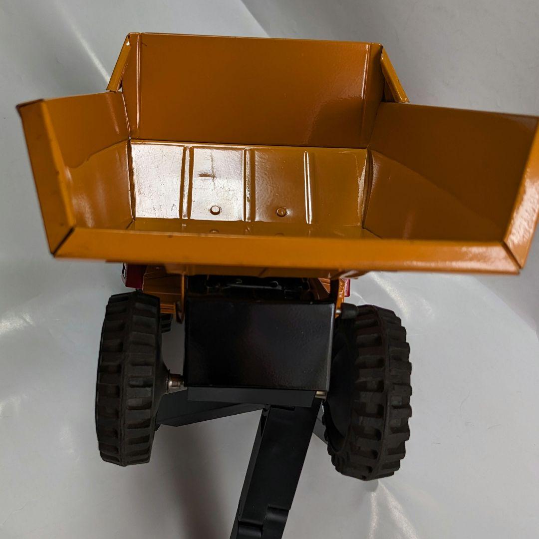 レトロ　米澤玩具（株）ブリキのダンプカー　長さ380×幅160×高さ195