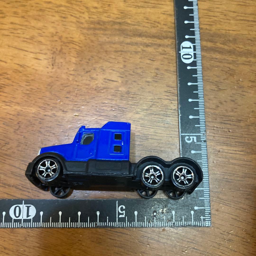 青いミニトラック ミニカー 約5cm