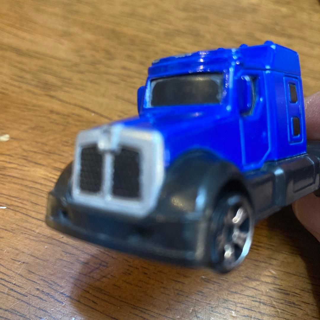 青いミニトラック ミニカー 約5cm