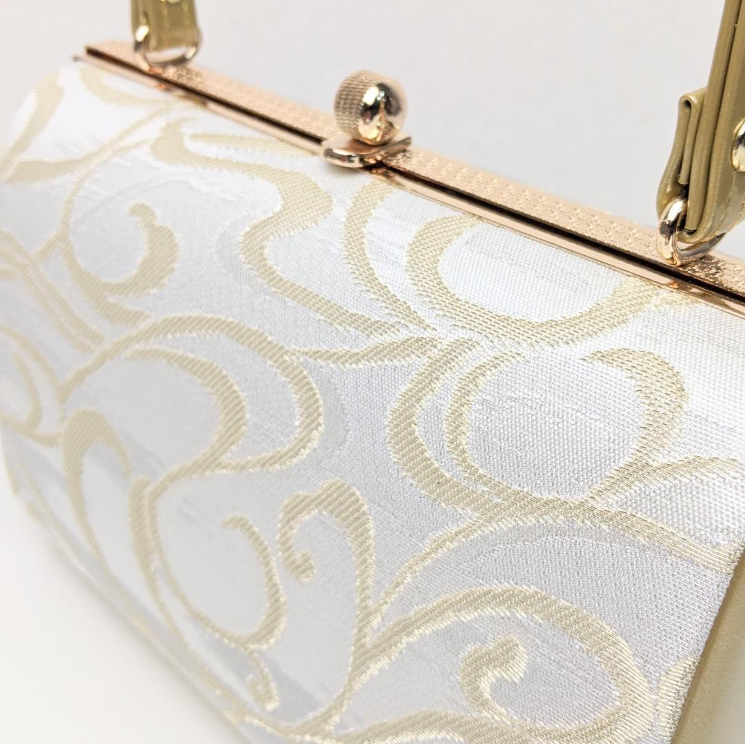 和装 草履バッグセット フォーマル 帯地 ゴールド フリーサイズ u25