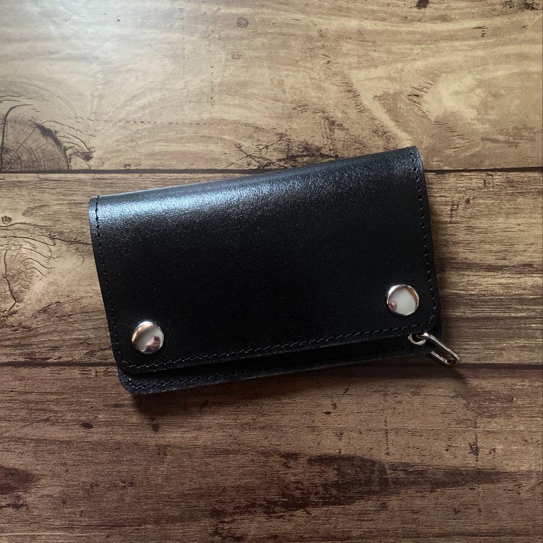 【お札を折らずに収納】カウレザー トラッカーウォレット150（ミドル）2.5層