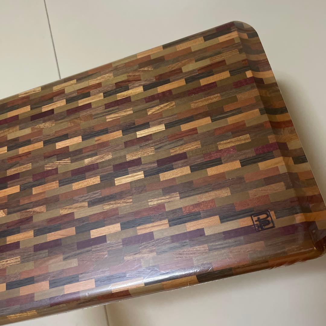 寄木細工 箱根細工 お盆 トレイ 大皿 角盆 無垢 天然木 工芸品