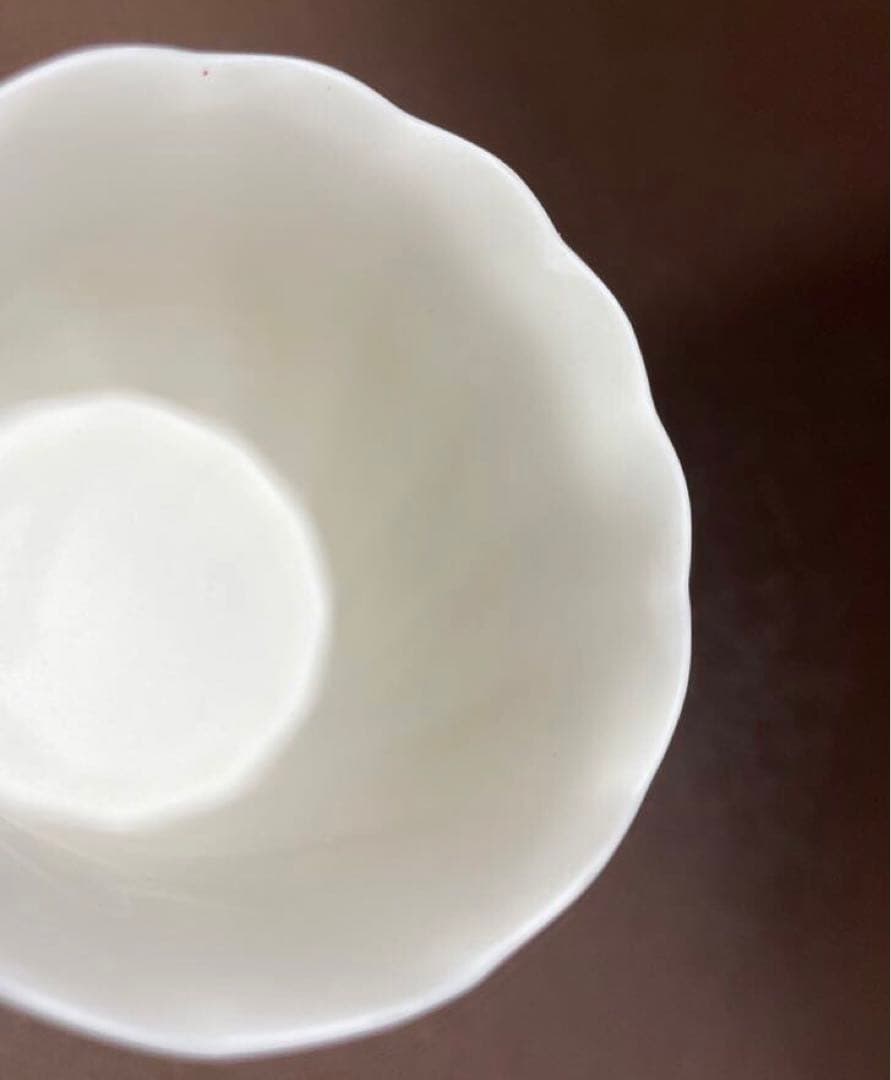 若杉聖子 白磁器　人気作家陶芸家　お猪口　小鉢　蕎麦猪口ペア　レア未使用美品