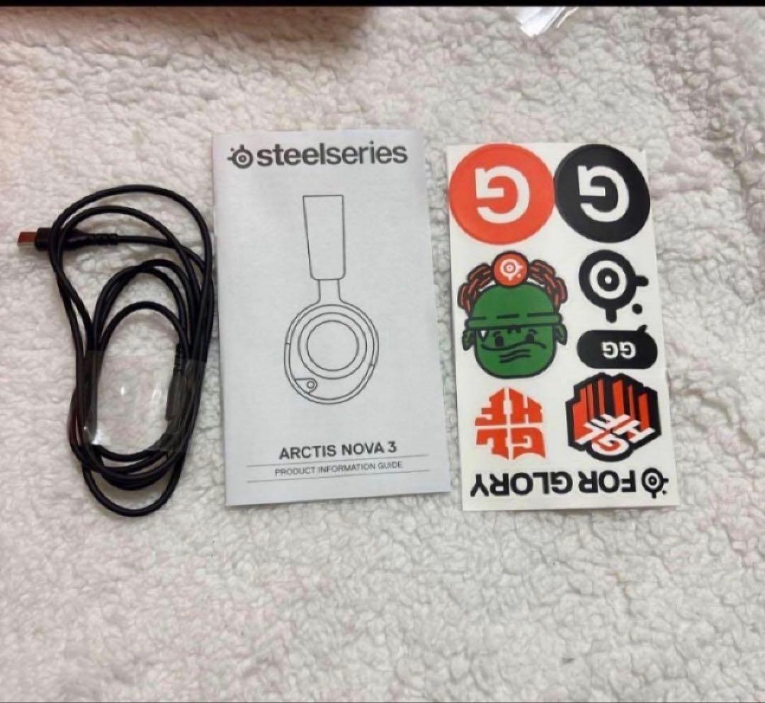 【 美品 】 SteelSerie ゲーミングヘッド ArctisNova3