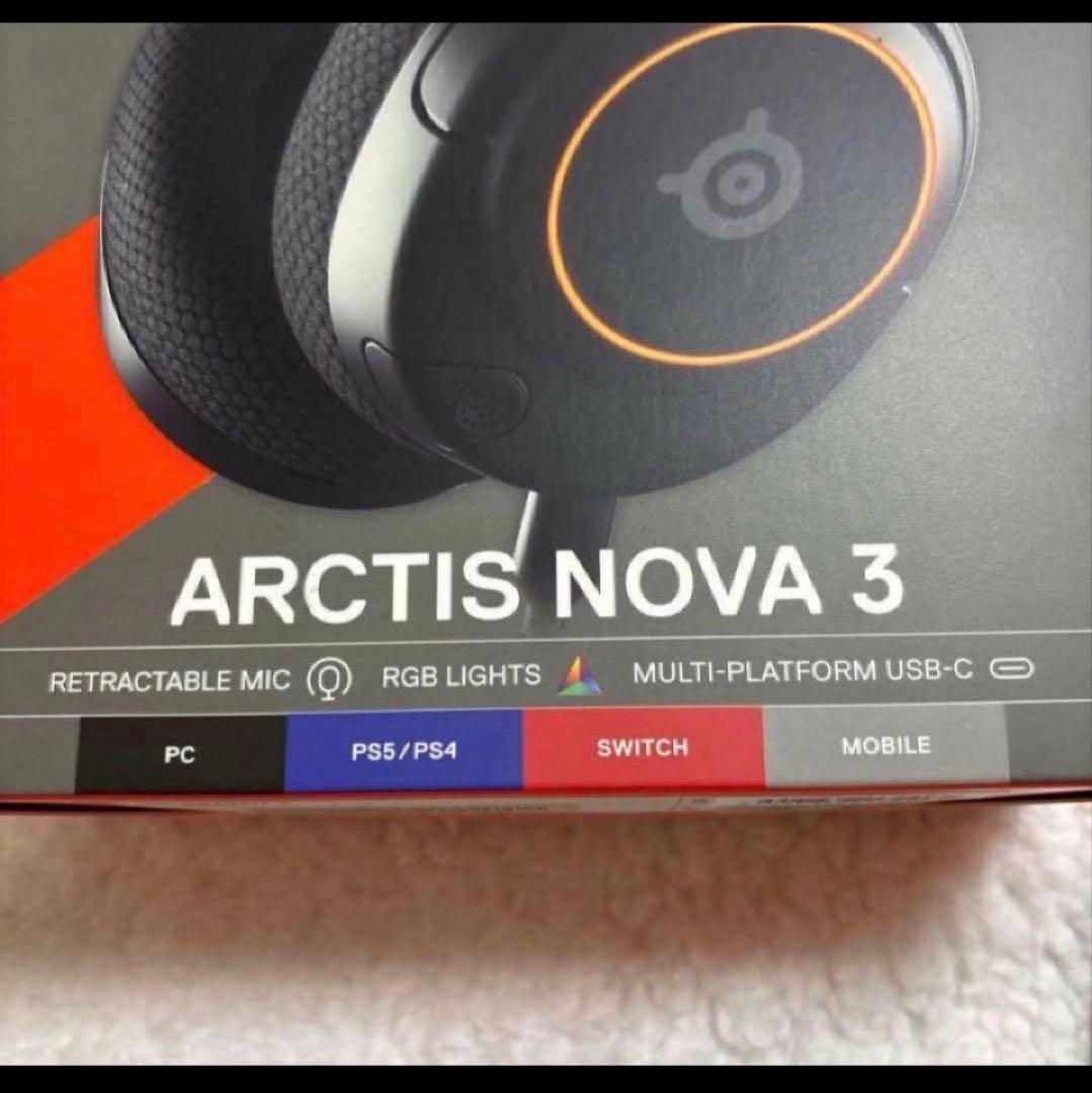 【 美品 】 SteelSerie ゲーミングヘッド ArctisNova3