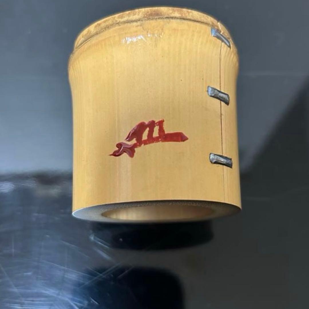 鵬雲斎竹一双蓋置　茶道具懐石茶箱坐忘斎淡々斎即中斎七事式水屋道具茶碗水指香合棗