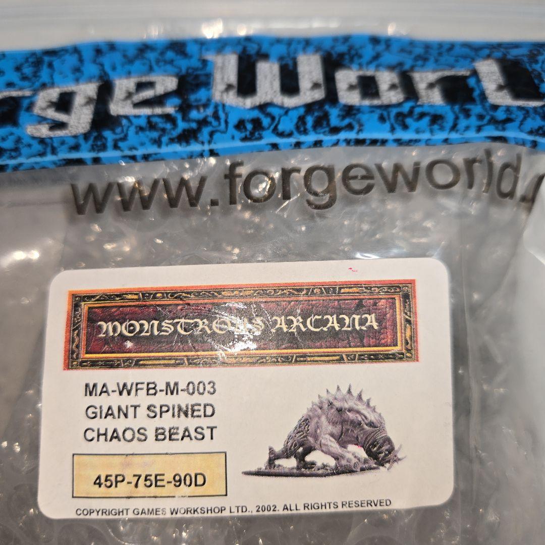 【値引き交渉歓迎】カオスビーストウォーハンマーフォージワールド