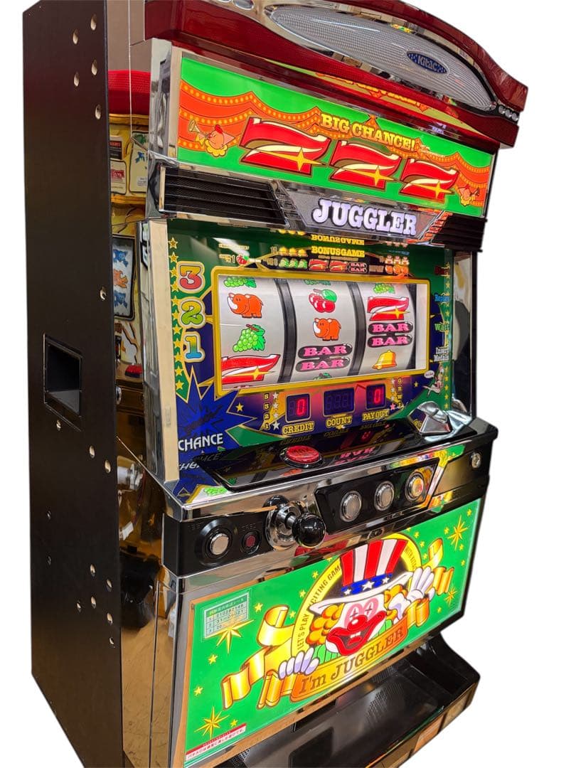 【送料込】アイムジャグラーEX-TP グリーンパネル パチスロ 実機 引取可②