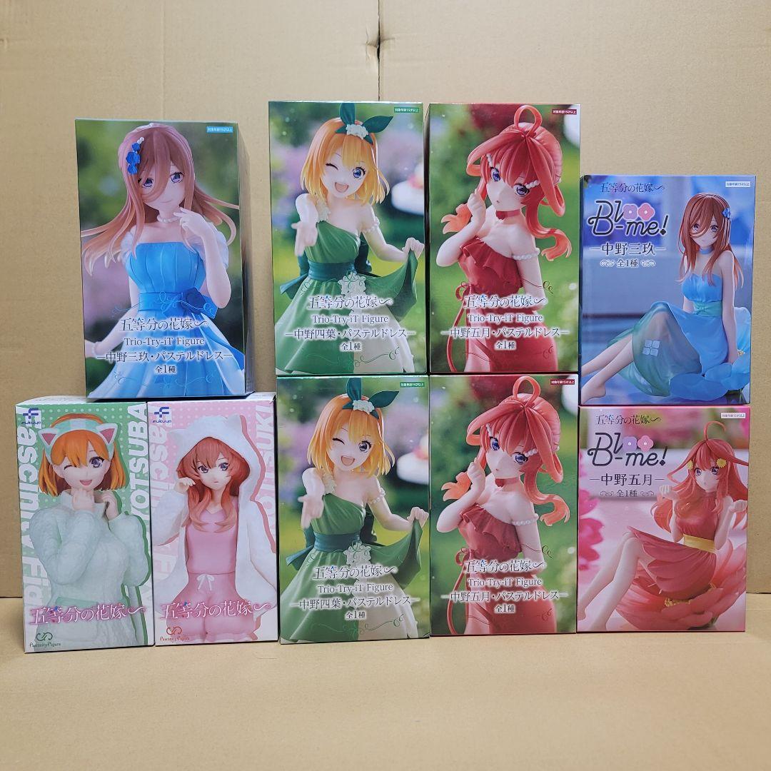 五等分の花嫁 フィギュアセット9体