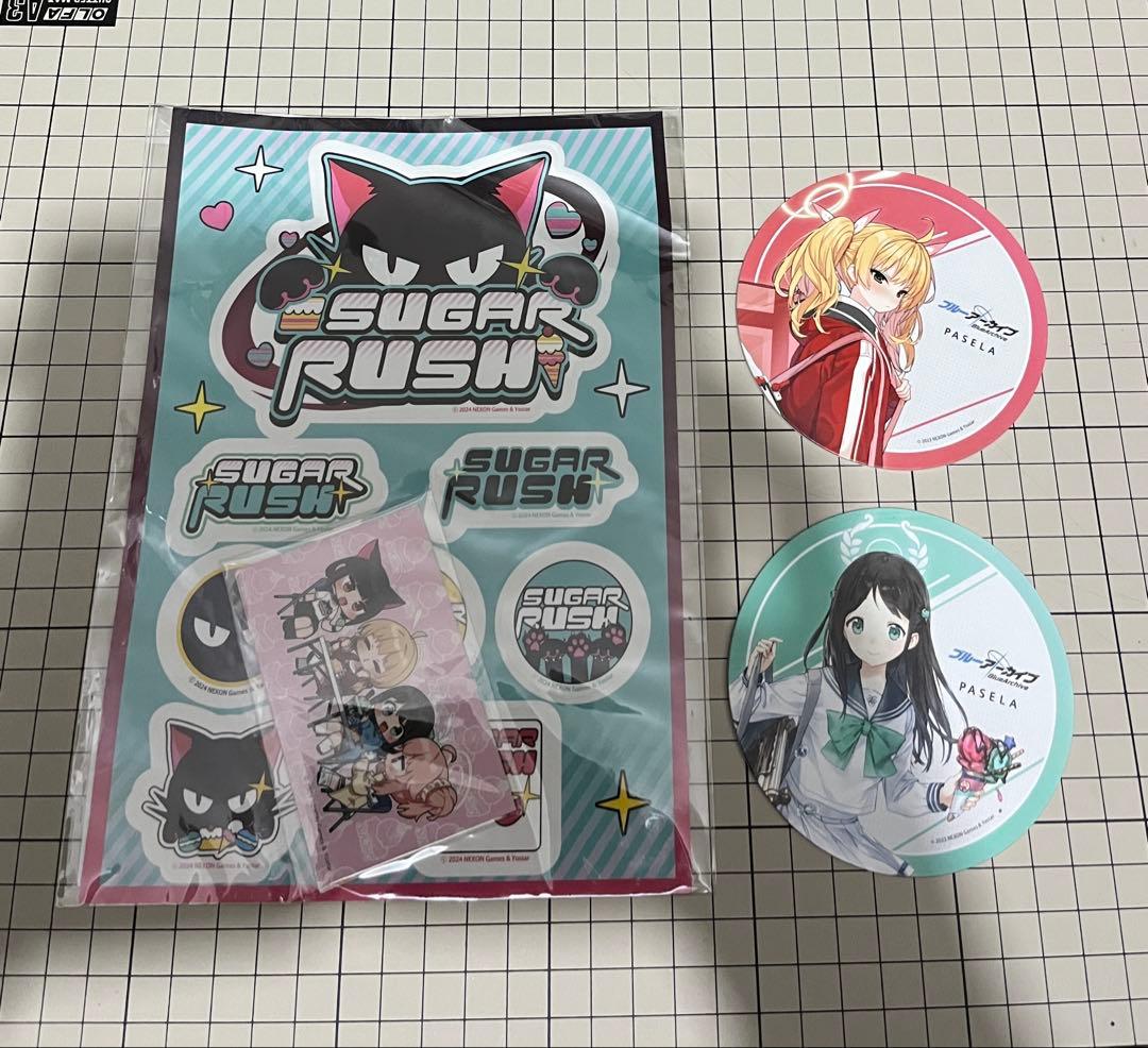 SUGAR RUSH Tシャツセット・タオル・ステッカー