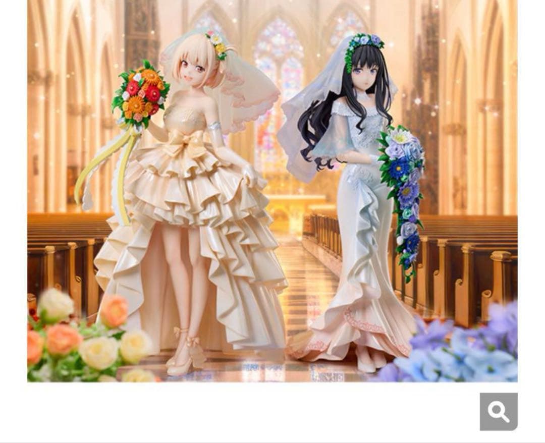 リコリス・リコイル　錦木千束　井ノ上たきな　フィギュア　ウェディングドレスver