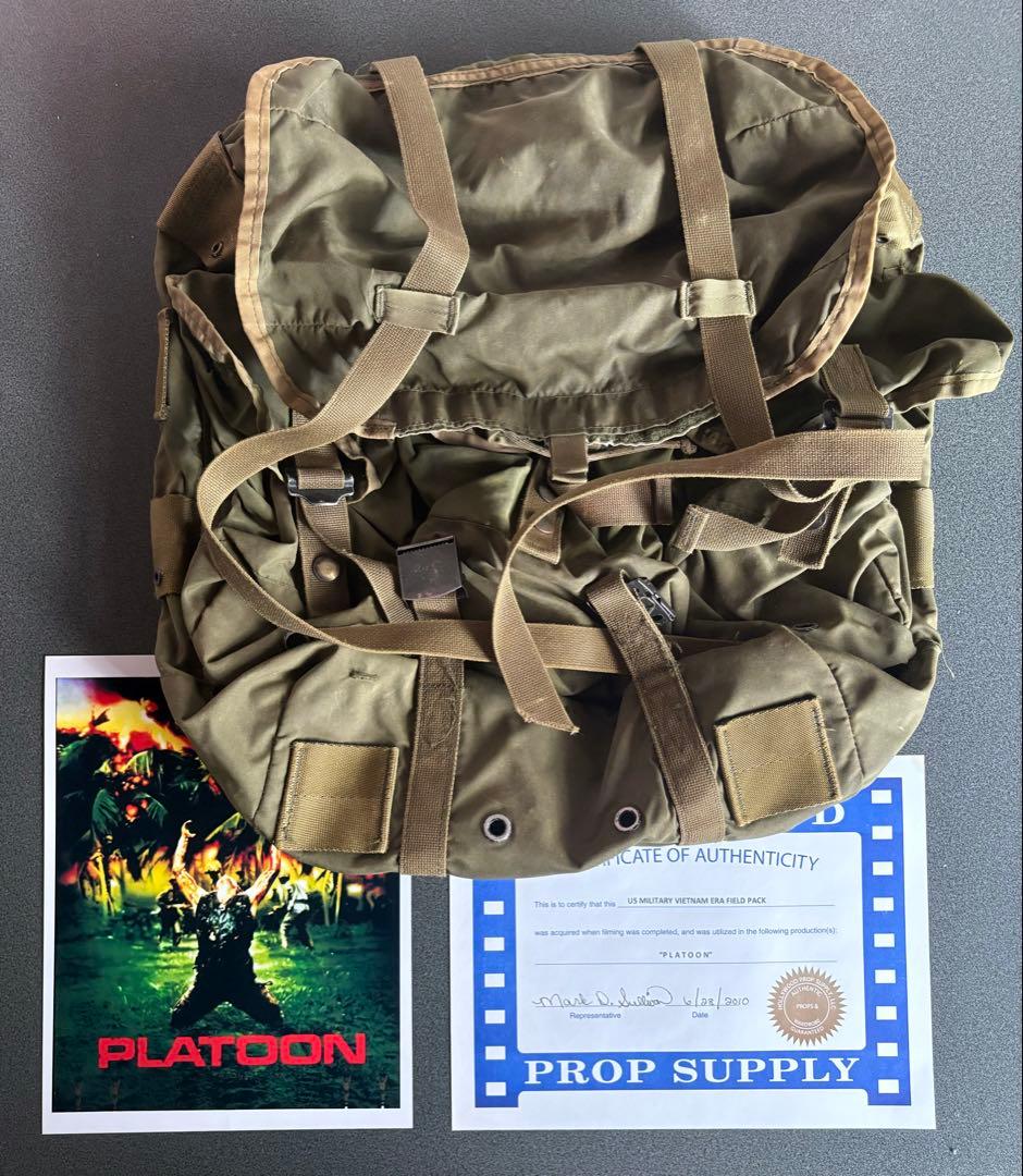 映画PLATOON(プラトーン)プロップ品　ミリタリーバッグ　証明書付