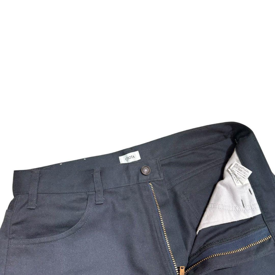 定価29,700円　CIOTA名作スビンコットンポリエステルツイル5Pパンツ