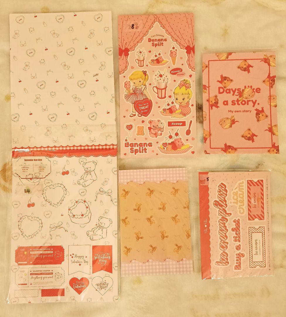 国内作家メモデザインペーパータグおすそ分けファイルchuchuaromantic