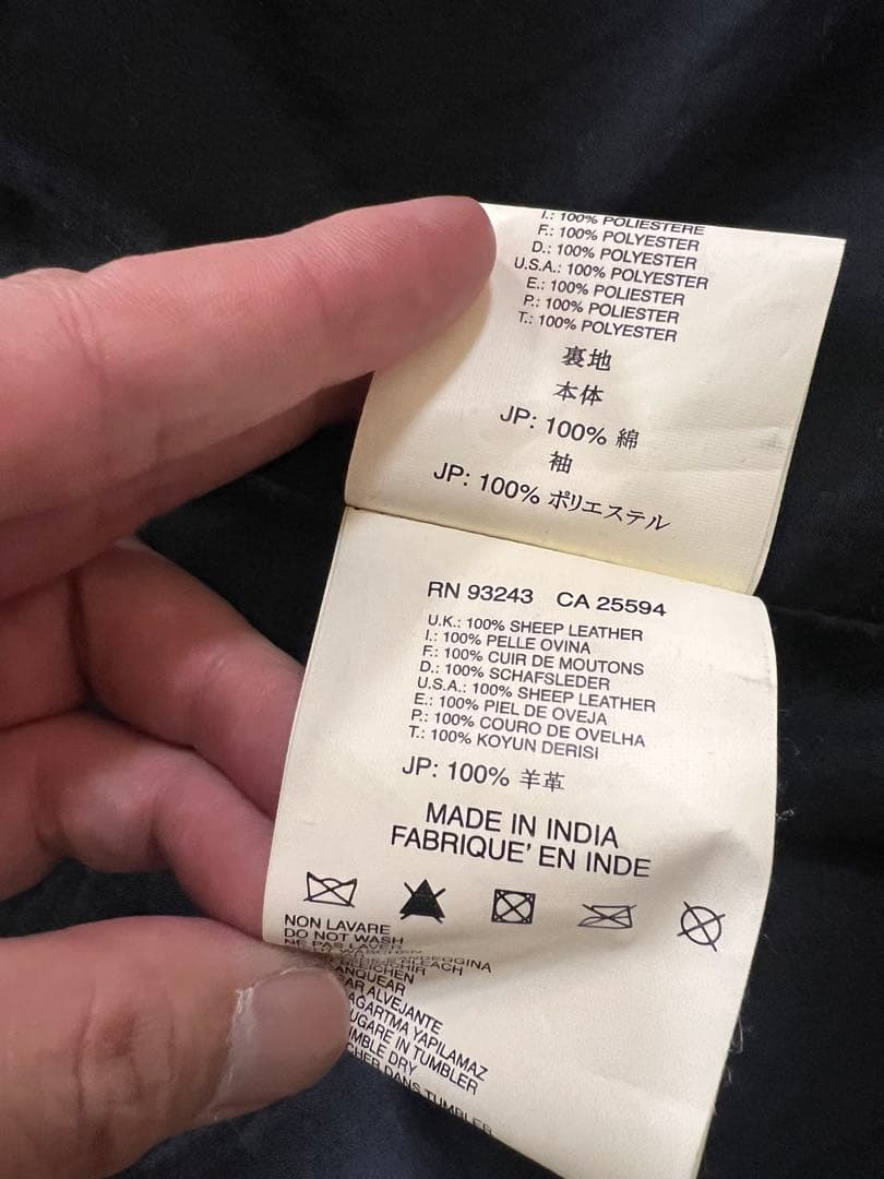 DIESEL レザーシングルライダースジャケット　古着