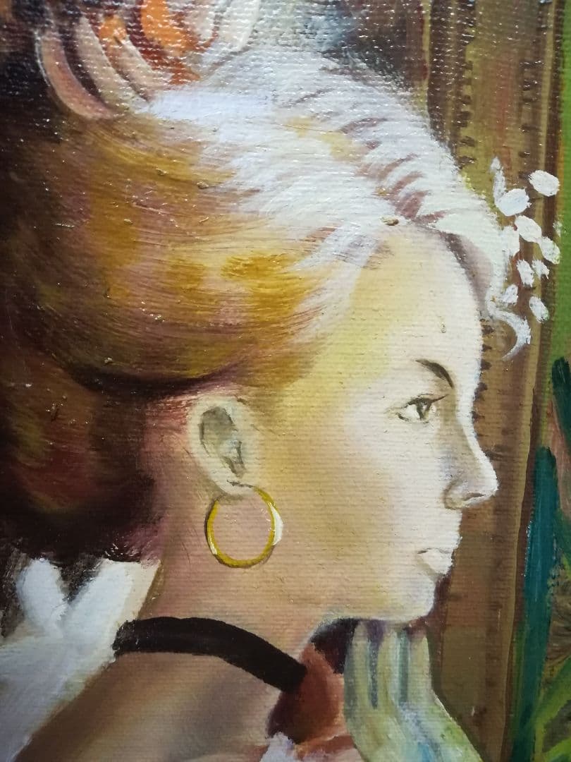 石井博作　肉筆画　油彩画