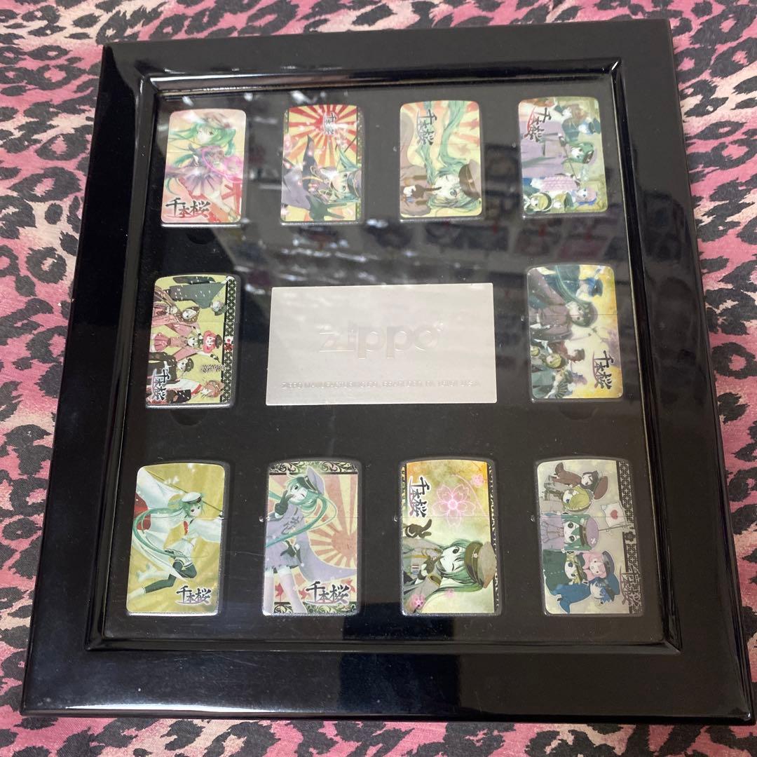 初音ミク　千本桜　オイルライター　ジッポ風　セット　K