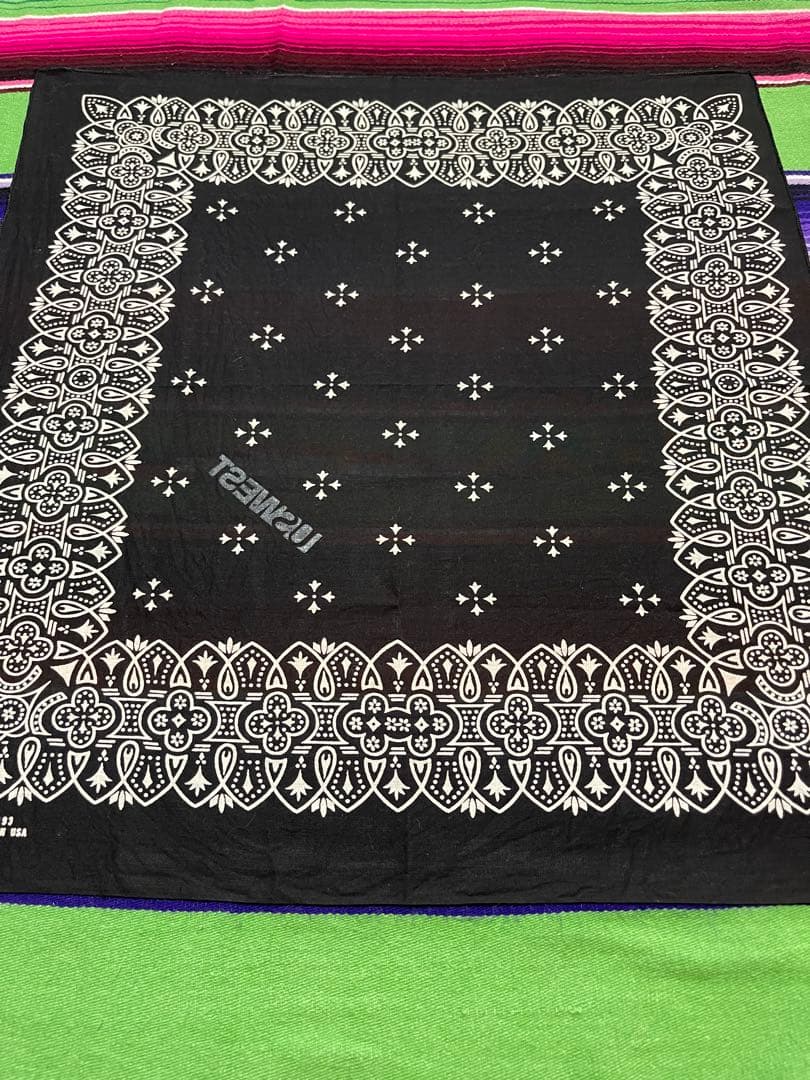 【カワカミ 】⑧⓪⑥70s USA製 バンダナ WAMCRAFT アイアン