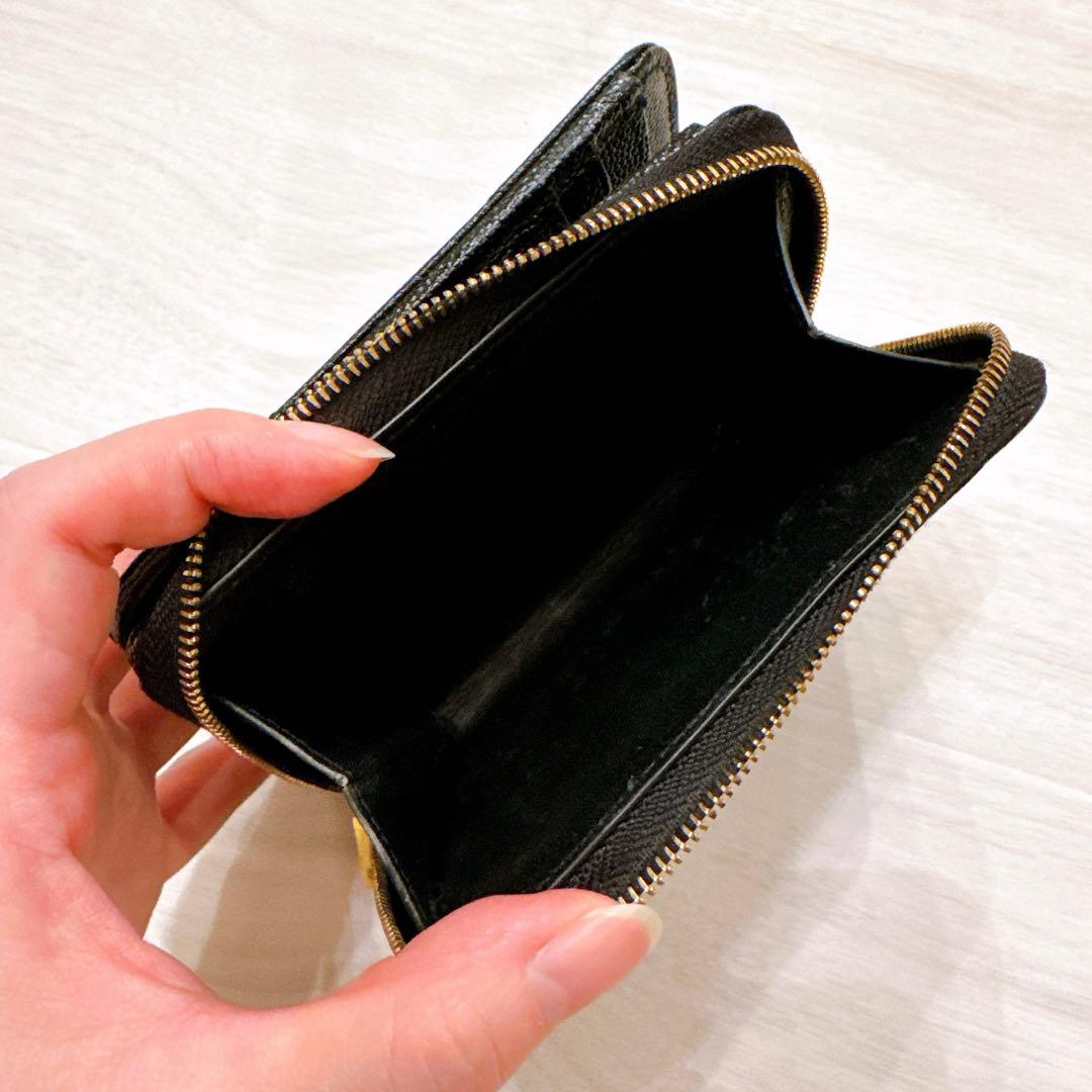 二つ折り財布 ブラック 箱付き