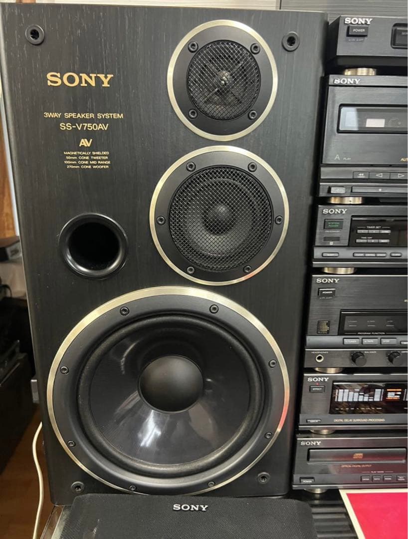 内蔵ブルーツゥース変更可能SONYリバティLBT-V750中古動作品レコード付き