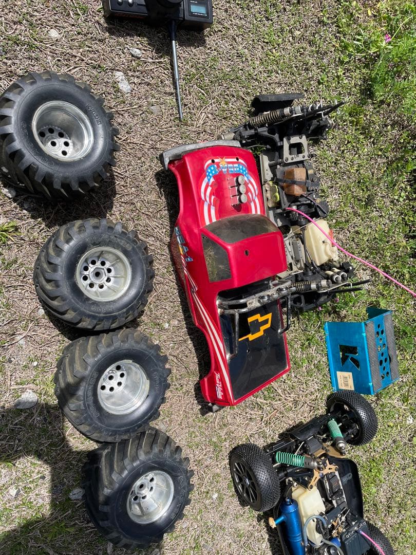 【中古品】京商　エンジンラカーセット