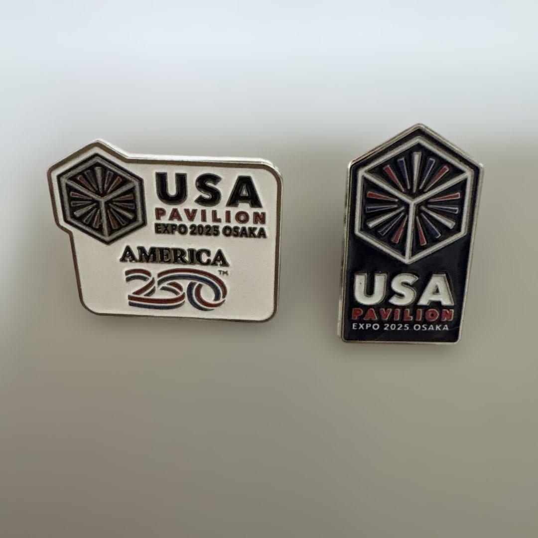 M*a様 USA Pavilion Expo 2025 大阪 ピンバッジ