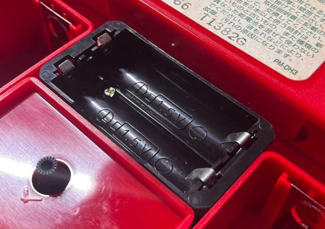 【ジャンク品】ハローキティー　汽車　掛け時計