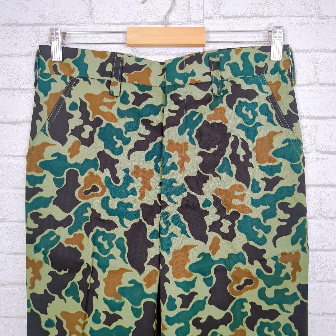 迷彩　カモフラ　セットアップ　上下　ミリタリー　戦闘服　軍服　シャツ　パンツ