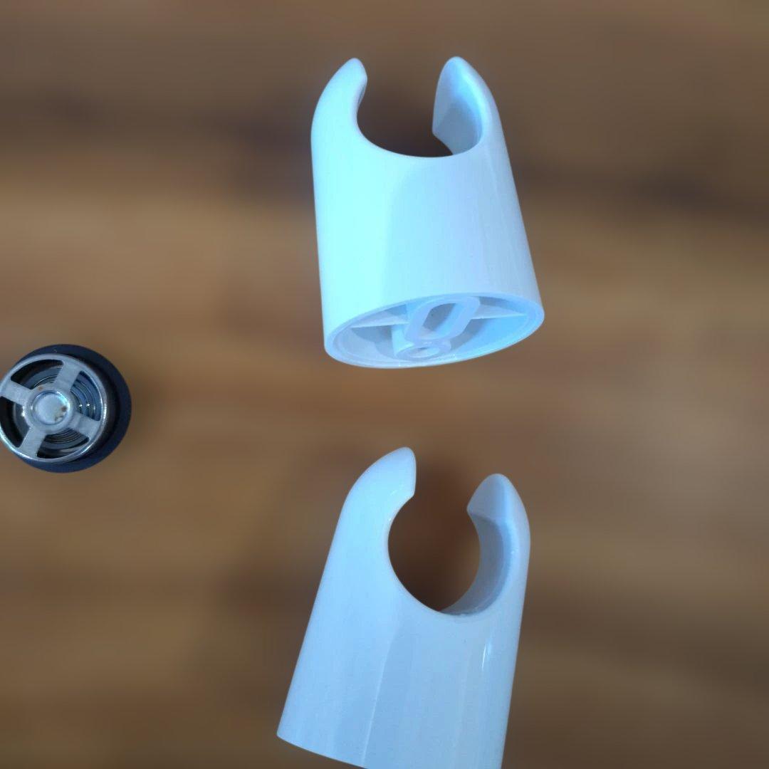 【未使用】サーモ　シャワー　混合栓　ホワイトシャワーヘッドセット