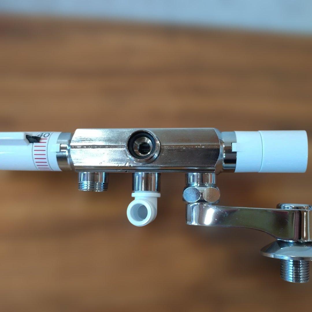 【未使用】サーモ　シャワー　混合栓　ホワイトシャワーヘッドセット