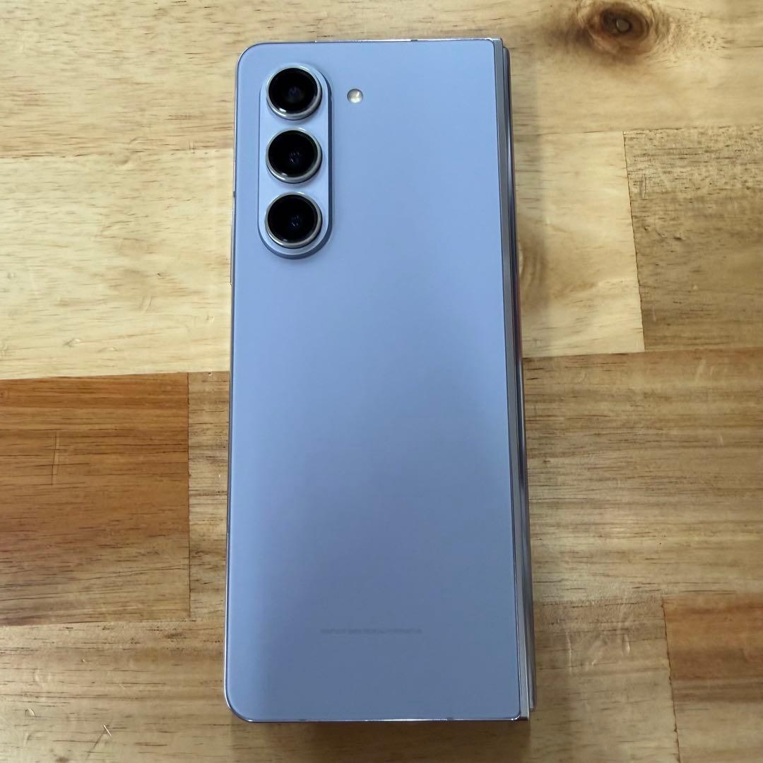 超美品 Galaxy fold5 512GB アイシーブルー韓国