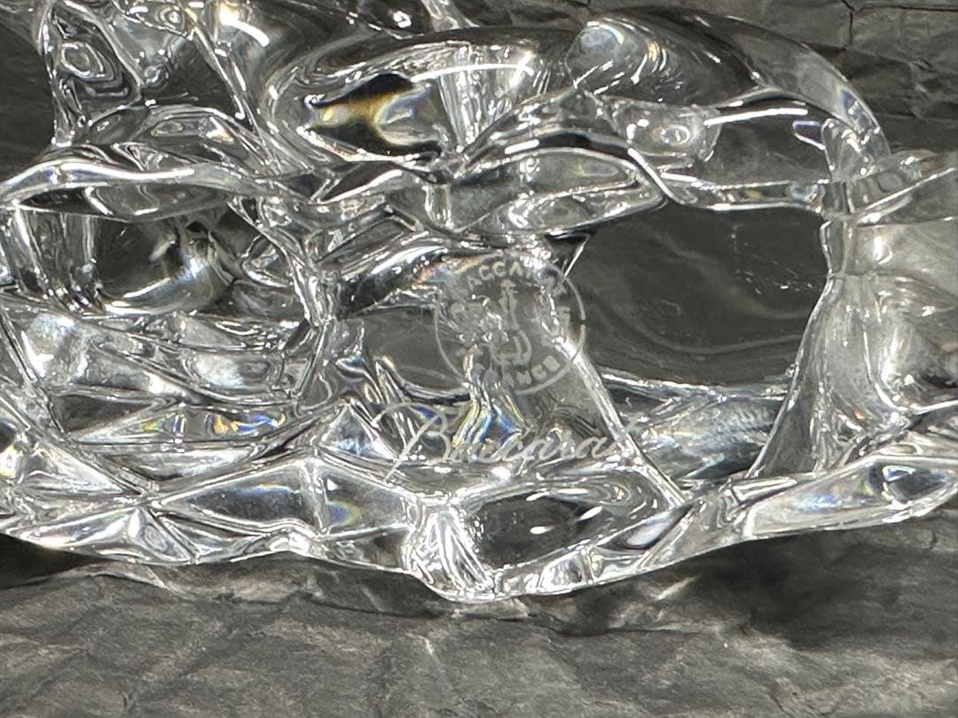 バカラ 馬置物 クリア クリスタル Baccarat Crystal