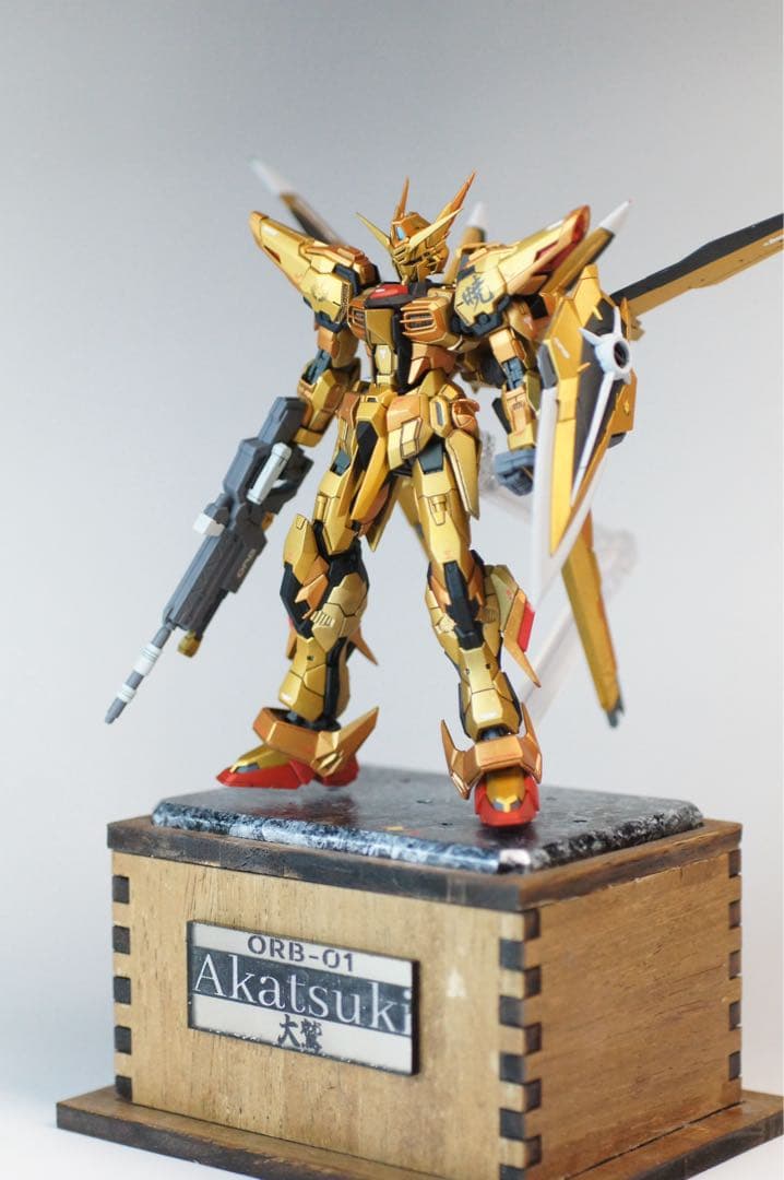 RG アカツキガンダム　大鷲&不知火装備　完成品
