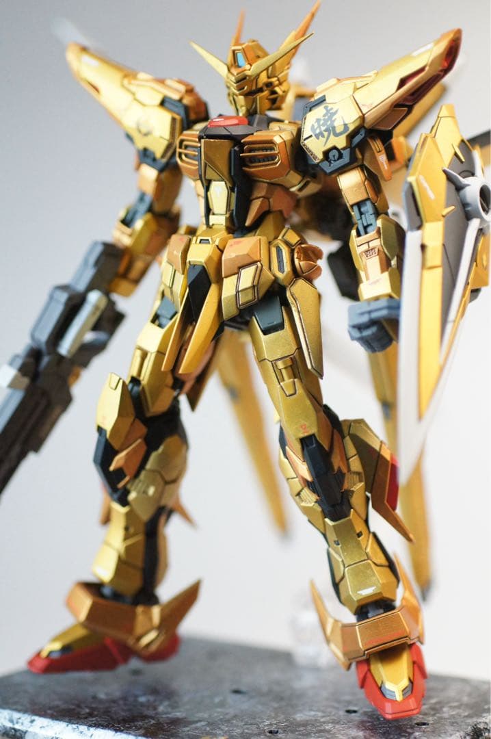 RG アカツキガンダム　大鷲&不知火装備　完成品