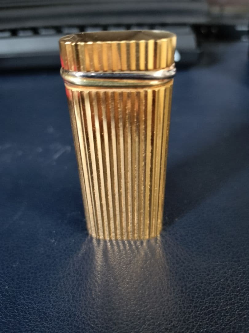 田中野夫【中古】カルティエ　ガスライター　ゴールド