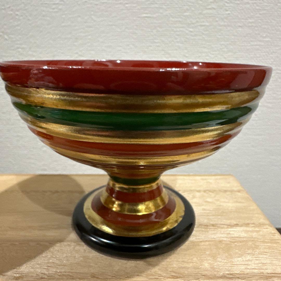 新品　馬上杯一対　平安象彦　九代　西村彦兵衛　王朝一千年の伝統で築かれた京の漆芸