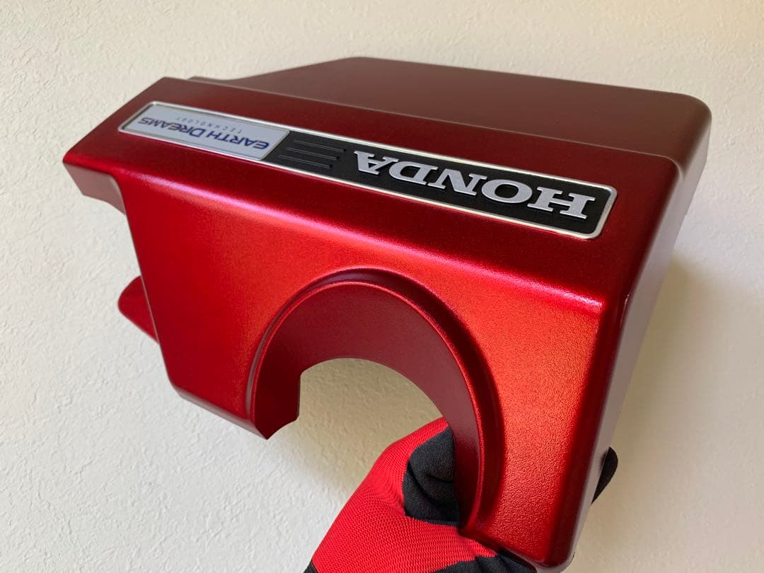 3倍赤いエンジンカバー【たく出品】