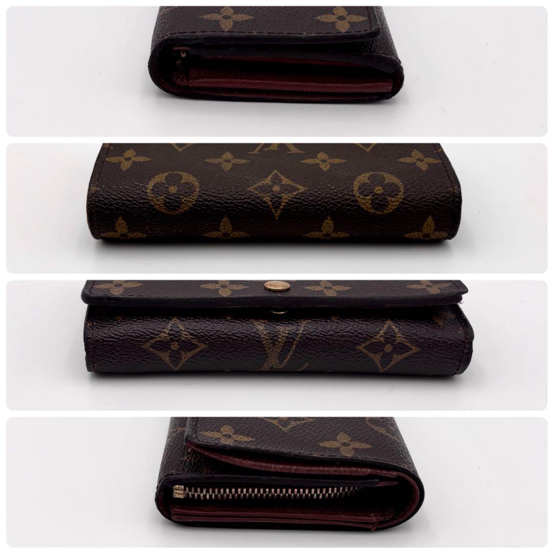 ルイヴィトン モノグラム ポルトモネ・ビエ トレゾール 二つ折り財布　コンパクト