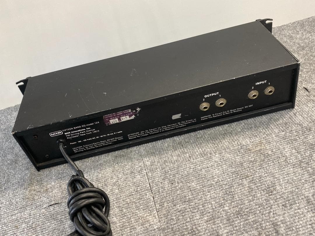 MXR dual fifteen band EQ イコライザー