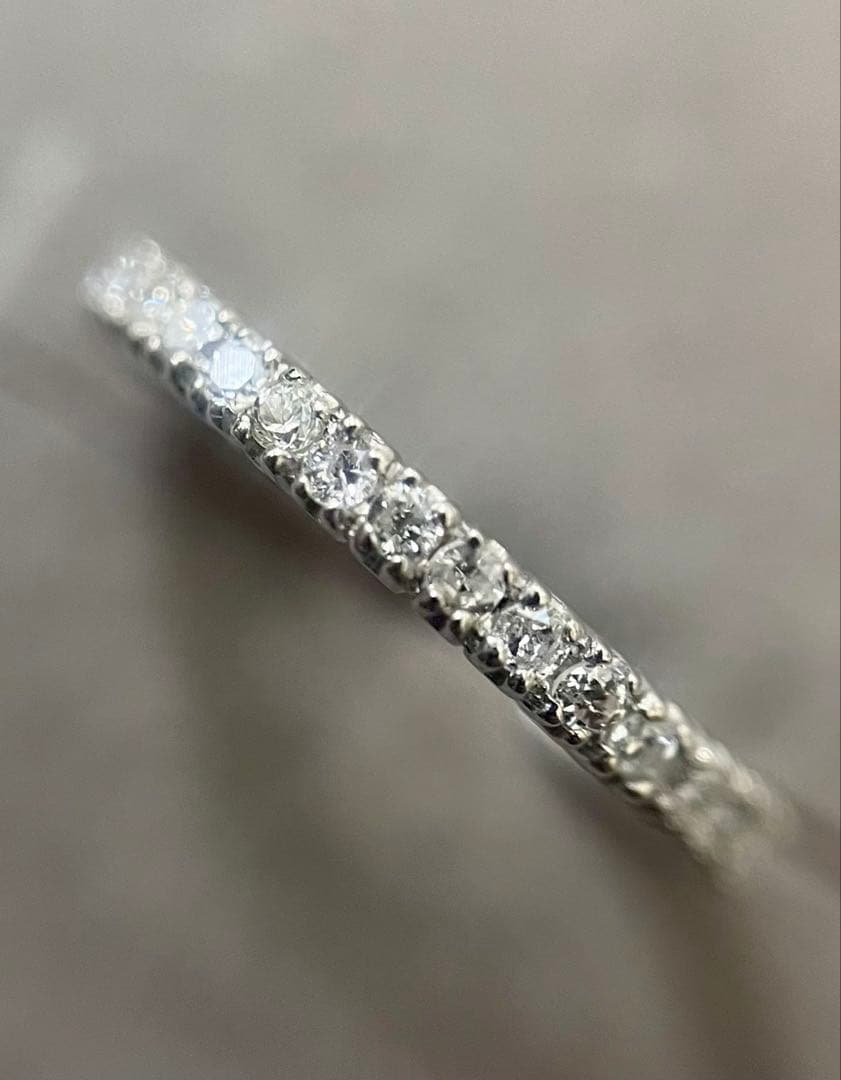 Pt900 フープ ピアス ダイヤモンド 016ct プラチナ