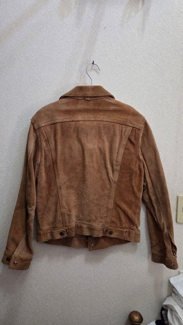 Levi's ブラウン スエード ジャケット　ヴィンテージ　。