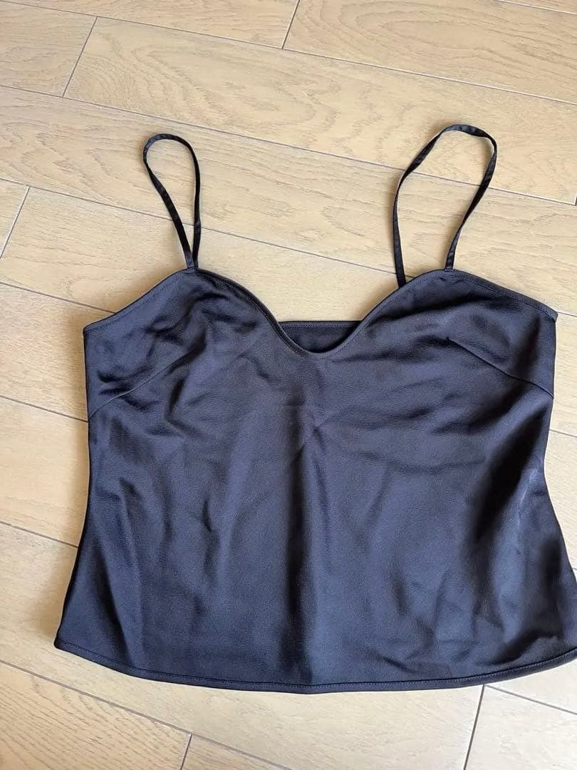 mamekurogouchi 花柄刺繍メッシュタンクトップ