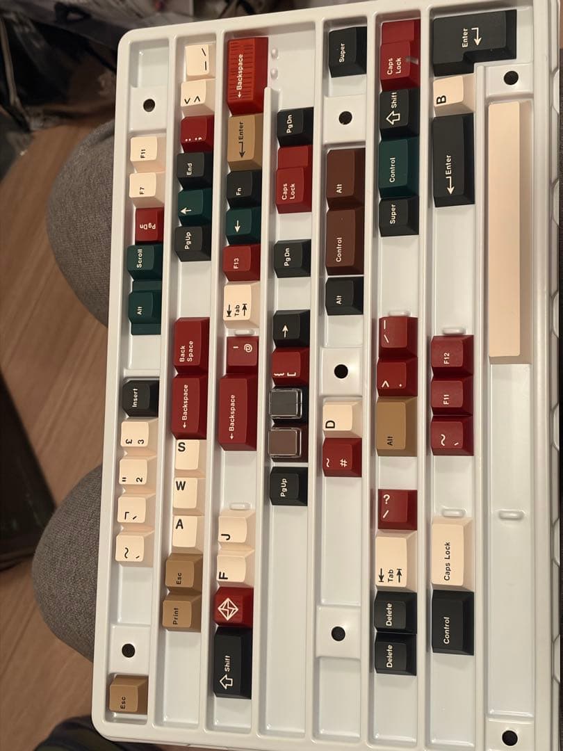 キーボード Keykobo retro mixed lights R1