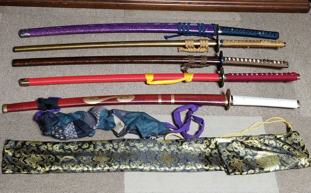 模造刀 侍 5本セット コミック剣 ワンピースなど