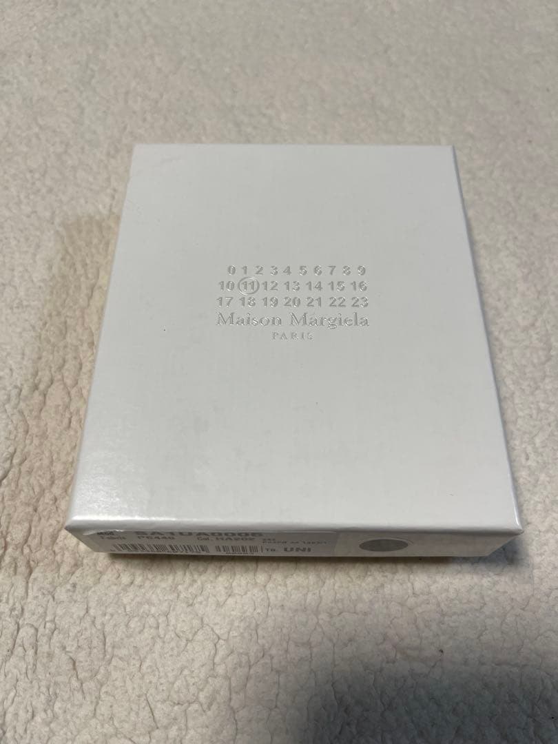 【新品未使用】Maison Margiela ブラックレザーキーケース