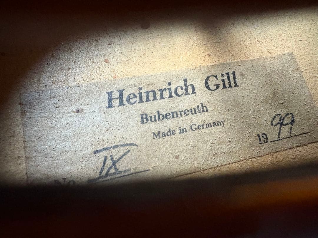 バイオリン　Heinrich Gill ドイツ製　4/4