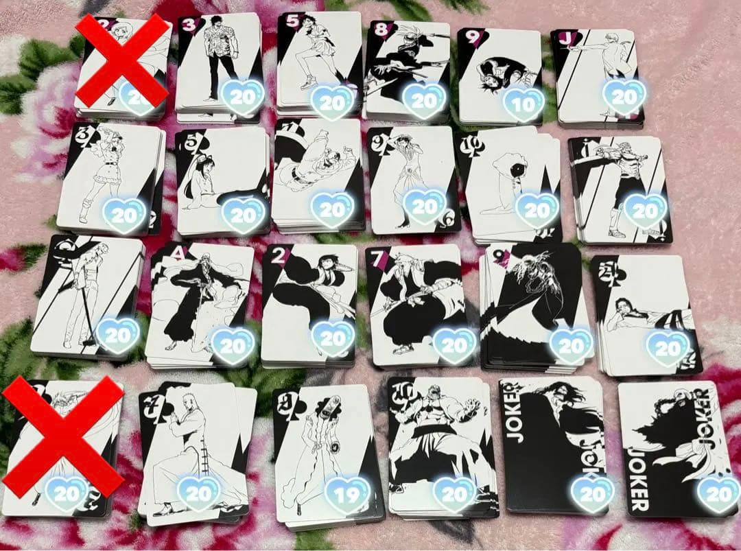 BLEACH 箔押しトランプ 缶バッジ まとめ売り