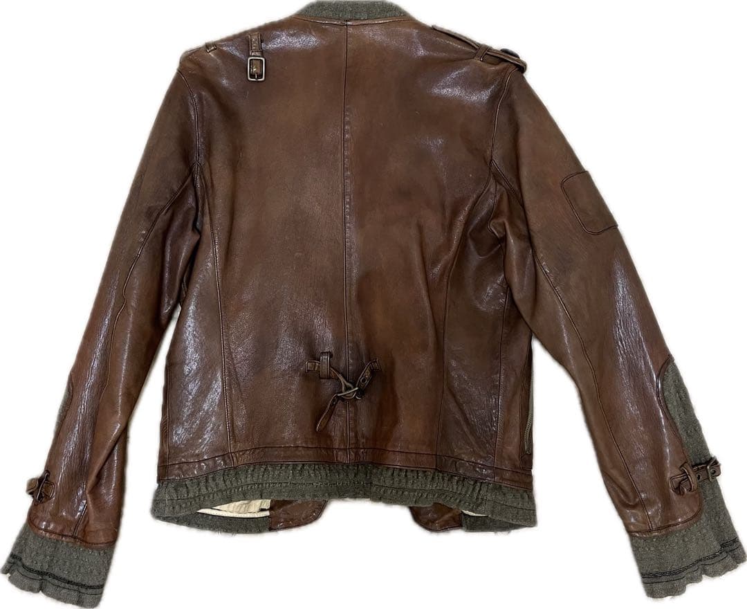 SHARESPIRIT レザーライダースジャケット メンズM シェアスピリット