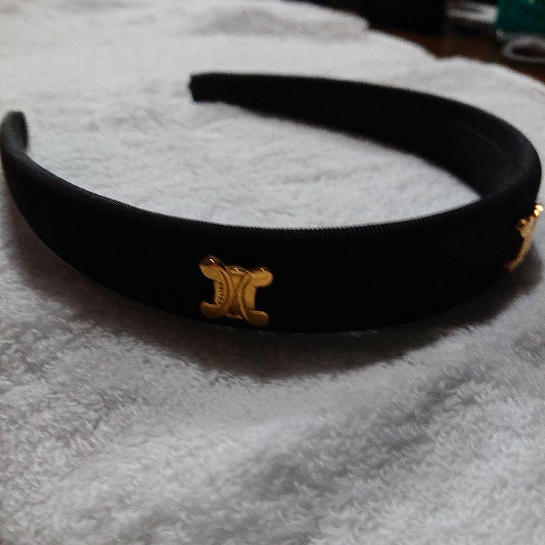 希少セリーヌビィンテージカチューシャ黒